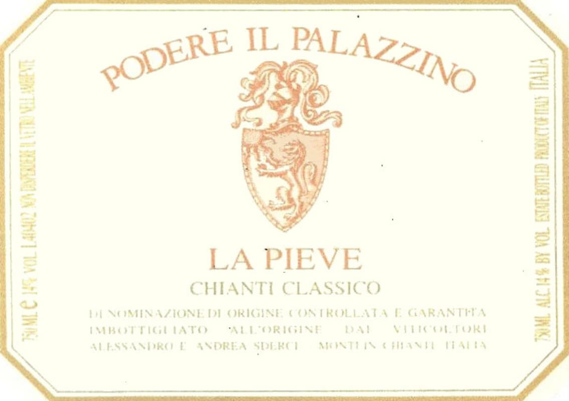 Podere Il Palazzino Chianti Classico La Pieve 2003 Front Label