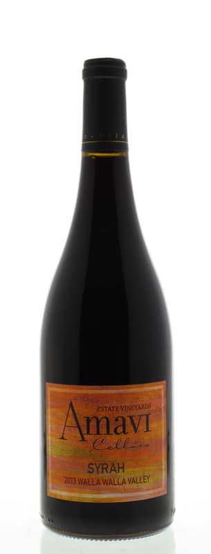 Amavi Syrah 2013 Front Bottle Shot