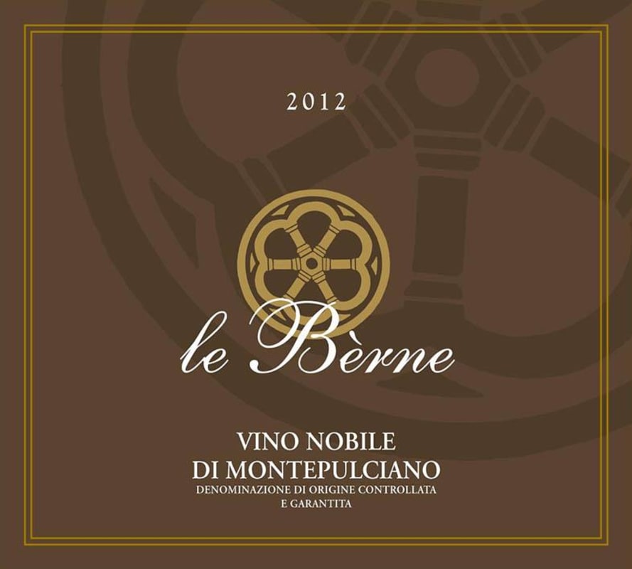 Le Berne Vino Nobile di Montepulciano 2012 Front Label