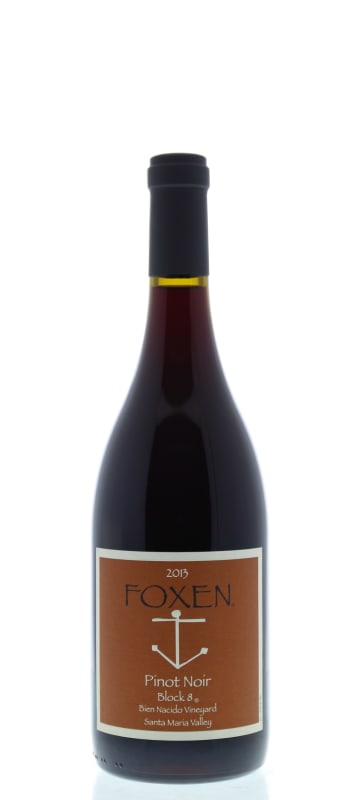 Foxen Bien Nacido Block 8 Pinot Noir 2013 Front Bottle Shot