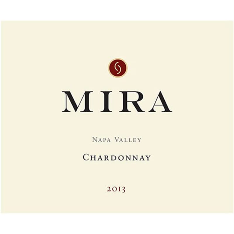 Mira Winery Chardonnay 2013 Front Label