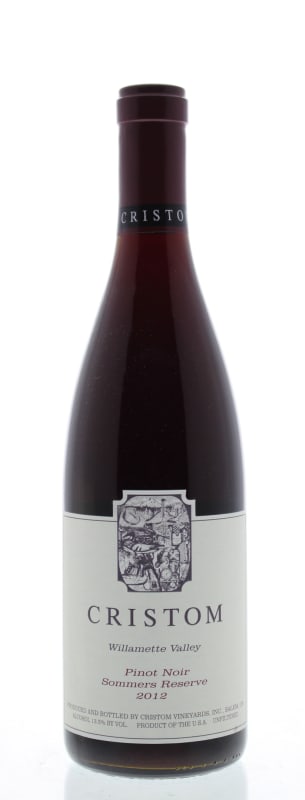 Cristom Sommers Reserve Pinot Noir 2012 Front Bottle Shot