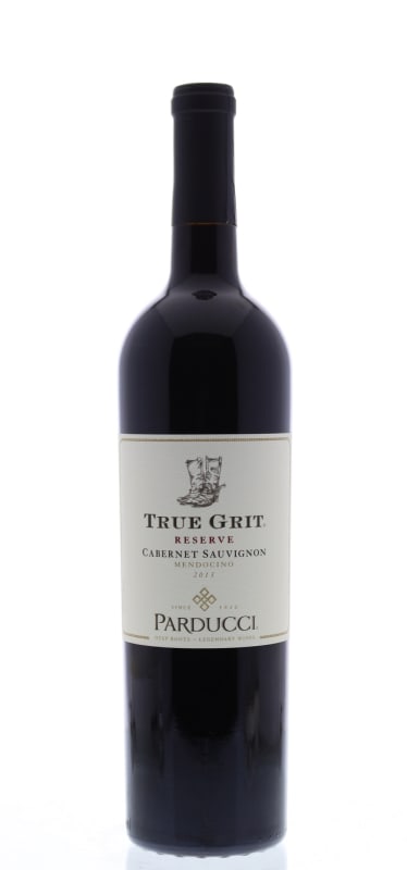 Parducci True Grit Reserve Cabernet Sauvignon 2013 Front Bottle Shot
