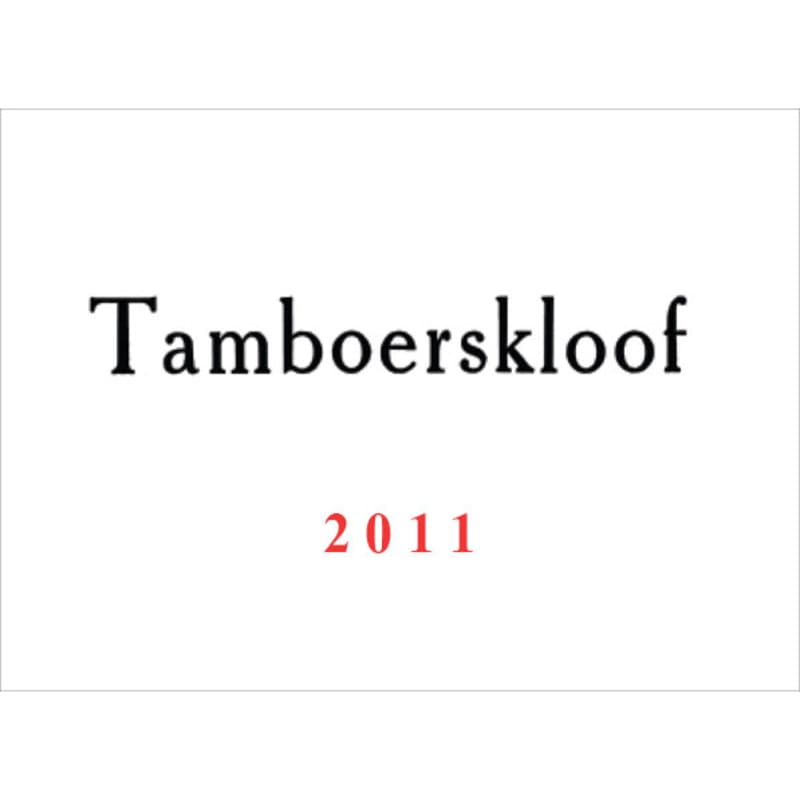 Tamboerskloof Syrah 2011 Front Label