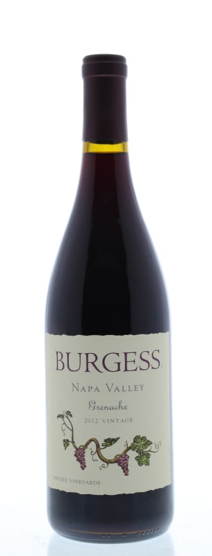 Burgess Grenache 2012 Front Bottle Shot