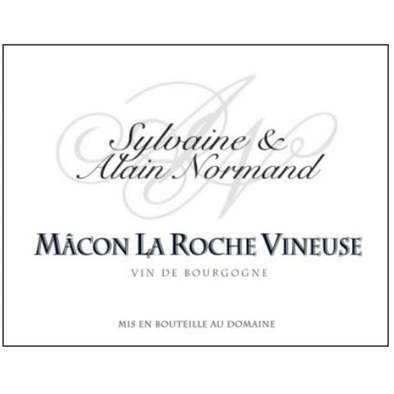 Domaine Normand Macon La Roche Vineuse 2014 Front Label