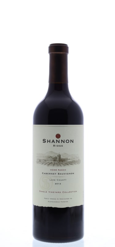 Shannon Ridge Home Ranch Single Vineyard Cabernet Sauvignon 2012 Front Bottle Shot