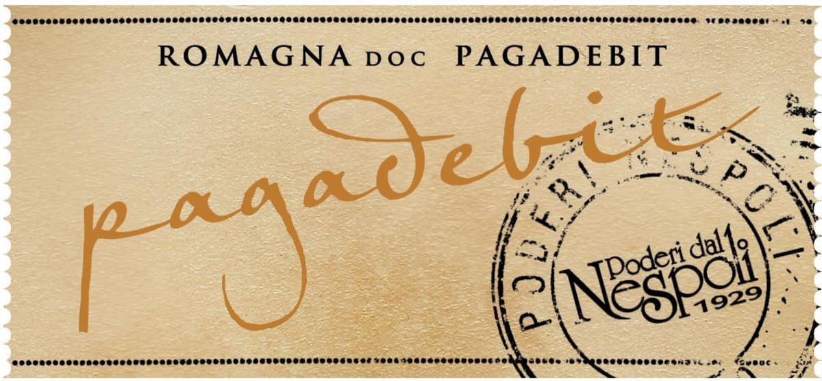 Poderi dal Nespoli Pagadebit di Romagna 2014 Front Label
