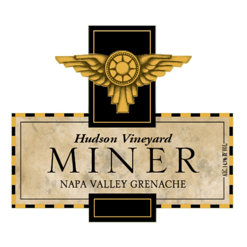 Miner Family Grenache Hudson Vineyard 2012 Front Label