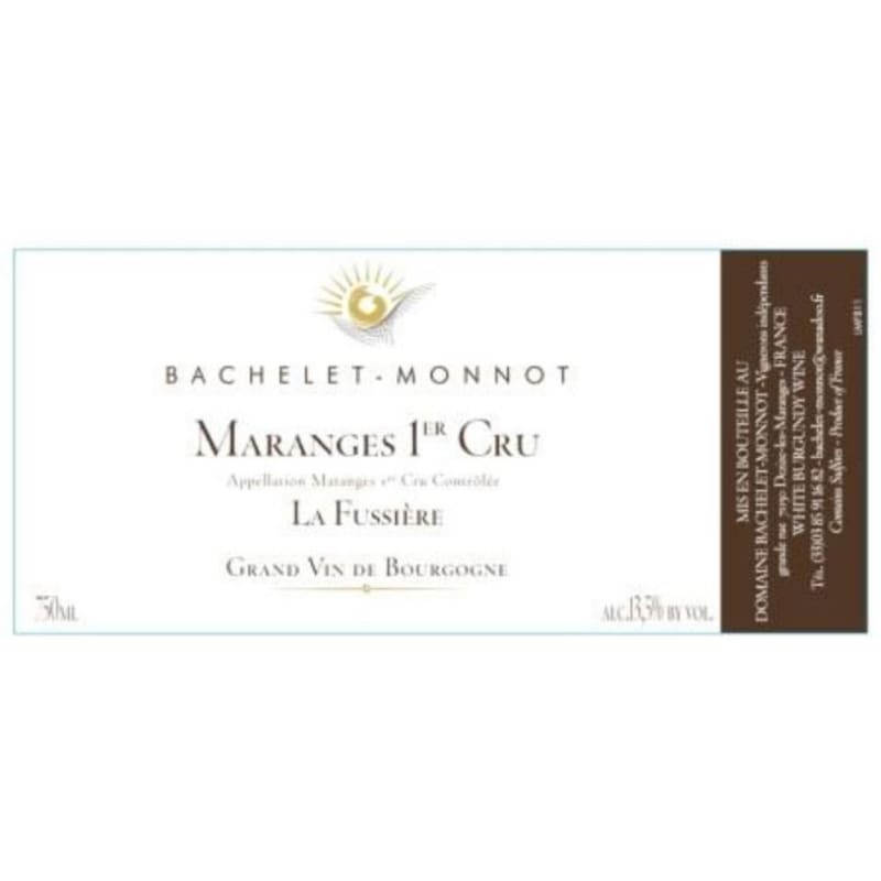 Domaine Bachelet-Monnot Maranges La Fussiere Rouge Premier Cru 2012 Front Label