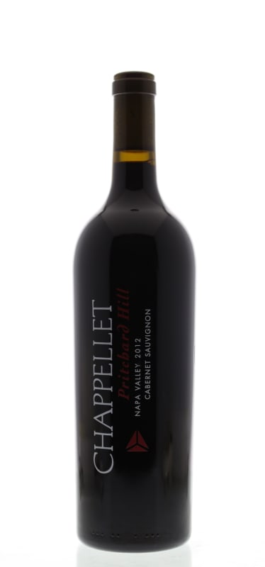 Chappellet Pritchard Hill Estate Vineyard Cabernet Sauvignon 2012 Front Bottle Shot