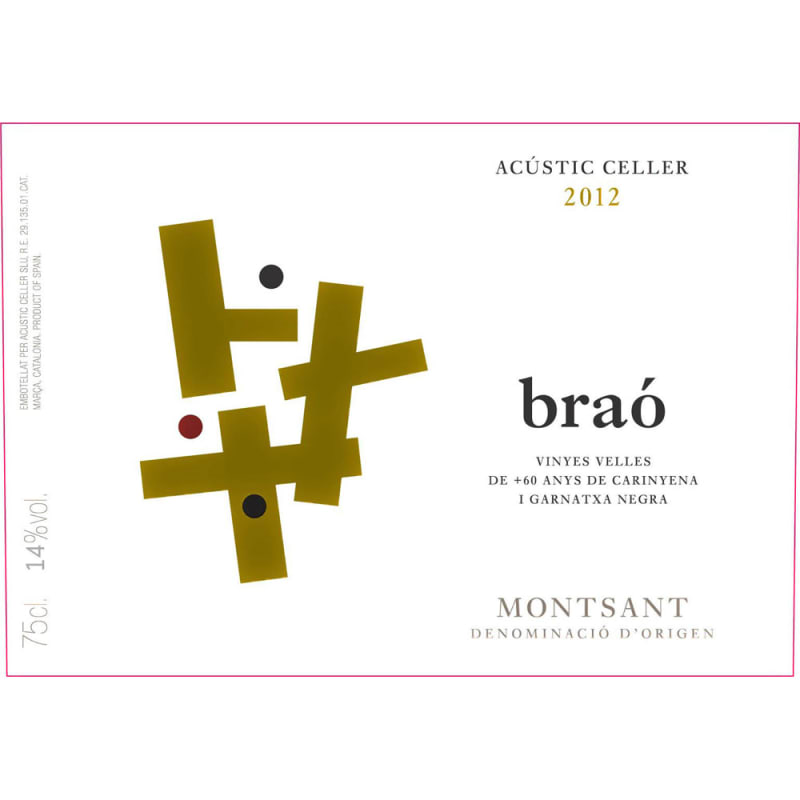 Acustic Celler Brao 2012 Front Label