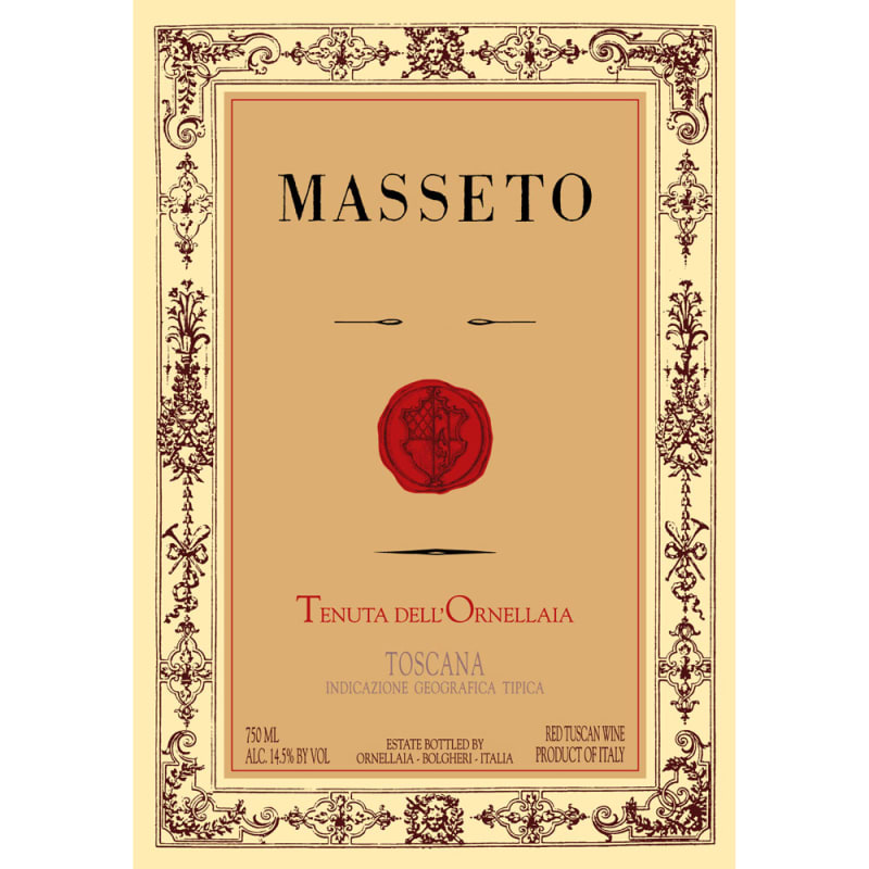 Ornellaia Masseto (1.5 Liter Magnum) 2012 Front Label
