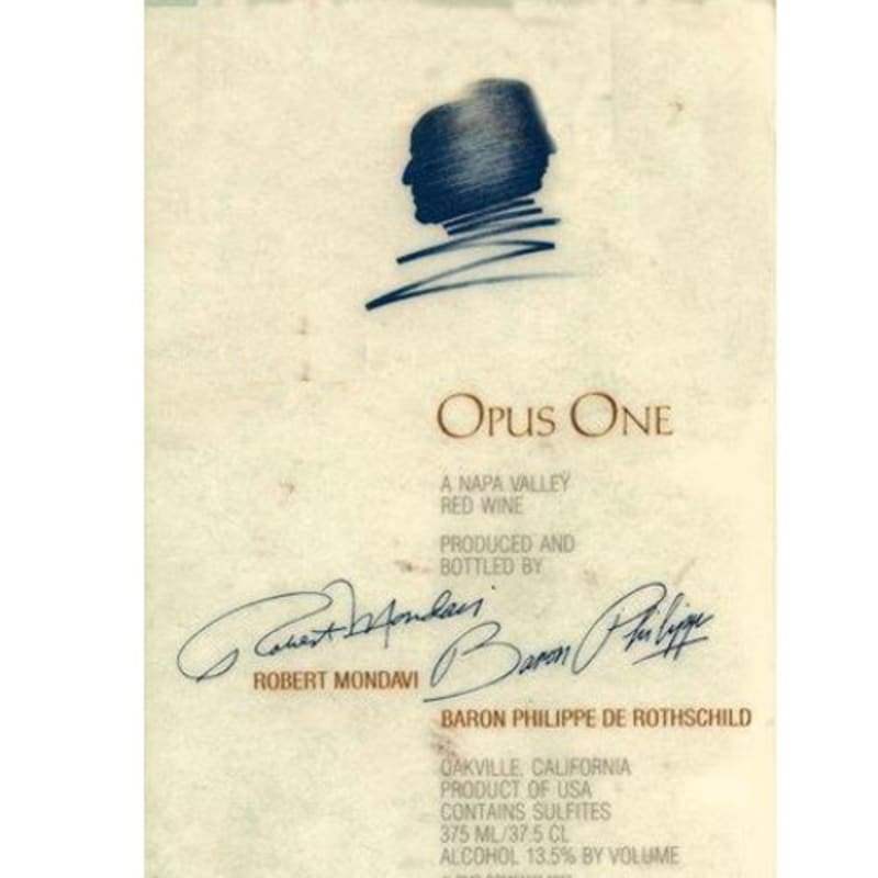 Opus One (375ML half-bottle) 2012 Front Label