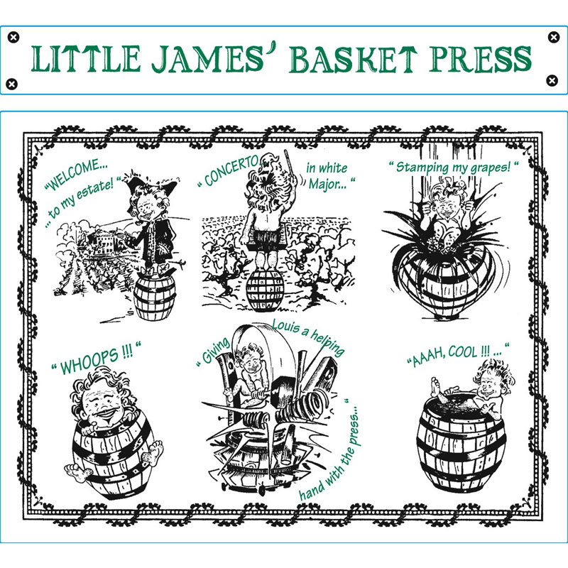 Chateau de Saint Cosme Little James Basket Press Blanc 2014 Front Label