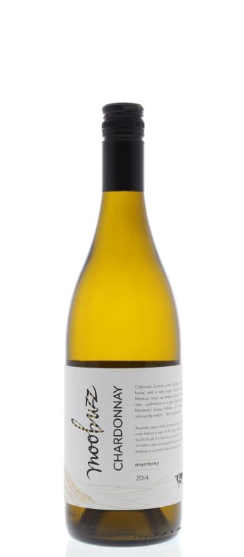 Moobuzz Monterey Chardonnay 2014 Front Bottle Shot
