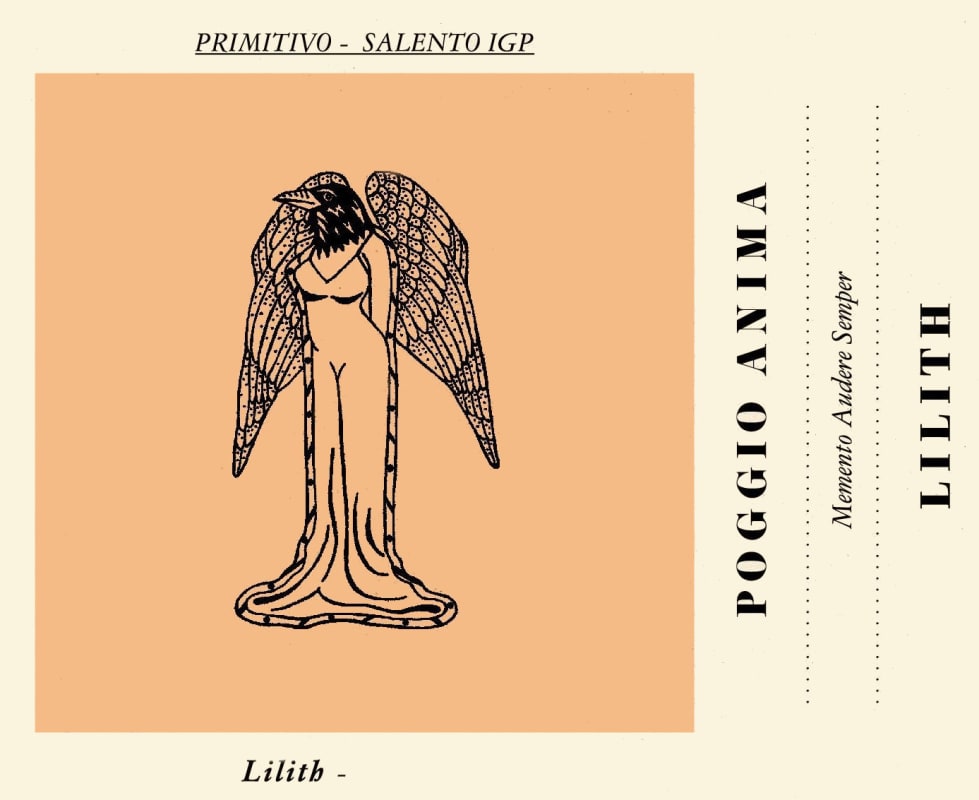 Poggio Anima Basilicata Lilith Rosso Primitivo 2014 Front Label