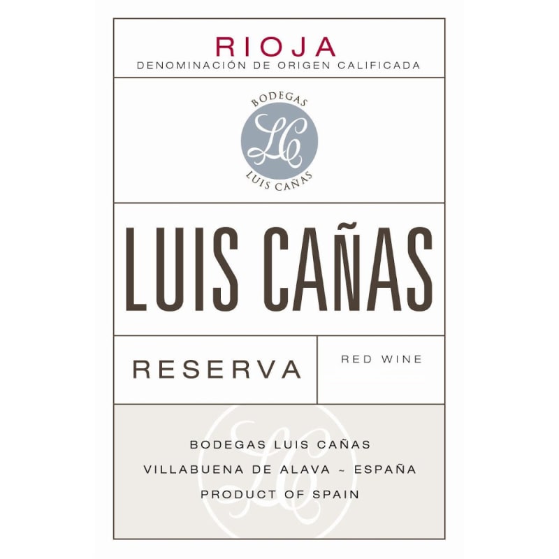 Bodegas Luis Canas Reserva 2010 Front Label