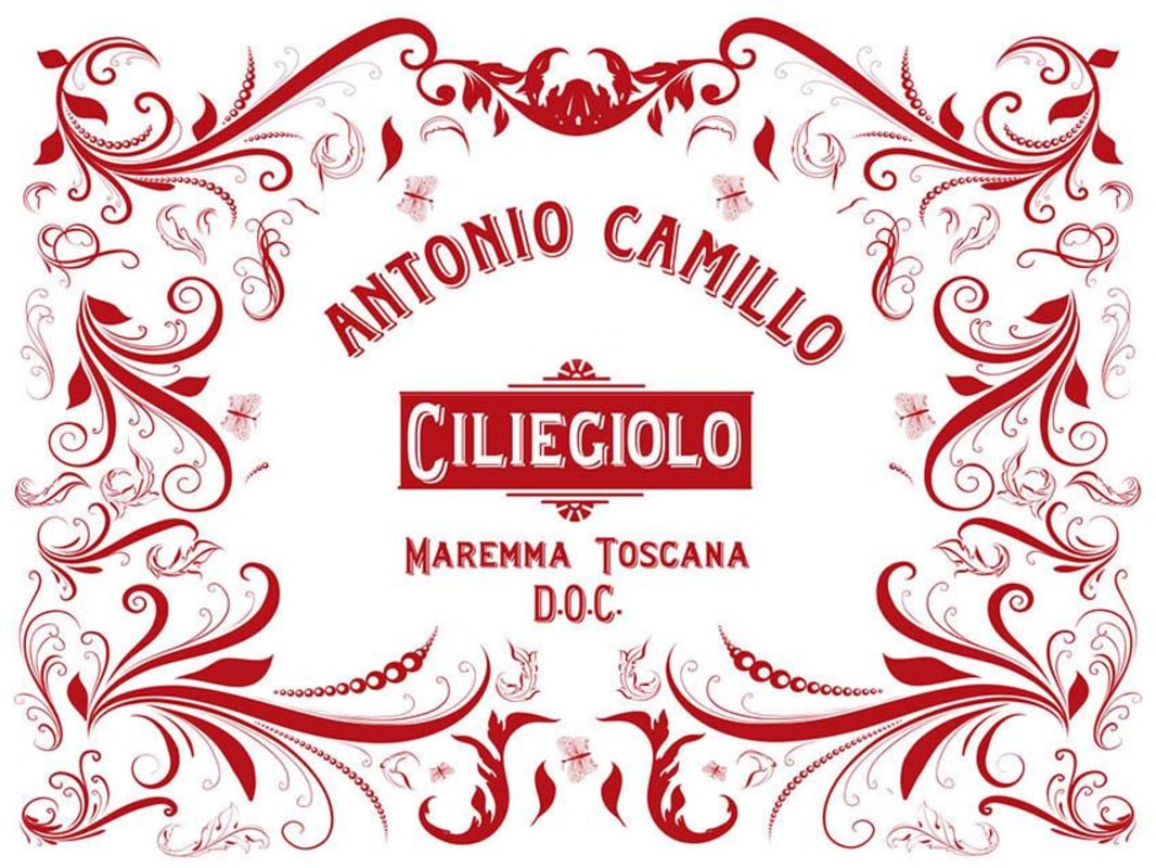 Antonio Camillo Principio Cilegiolo Maremma Toscana 2015 Front Label