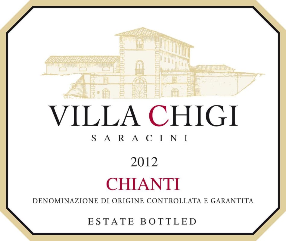 Poggio Bonelli Chianti Villa Chigi Saracini 2012 Front Label