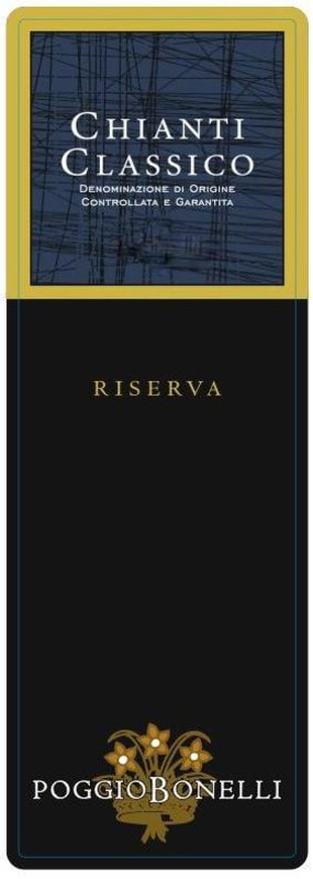 Poggio Bonelli Chianti Classico Riserva 2008 Front Label