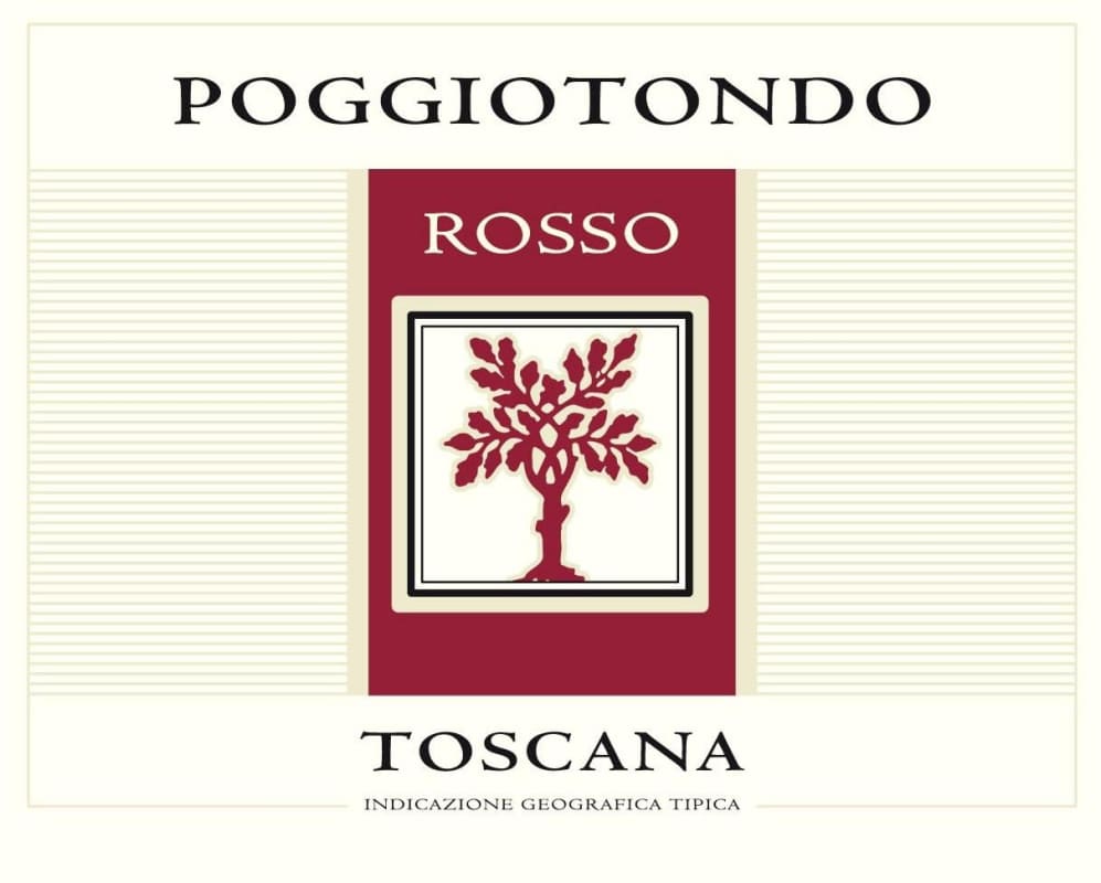 Poggiotondo Toscana Rosso 2015 Front Label