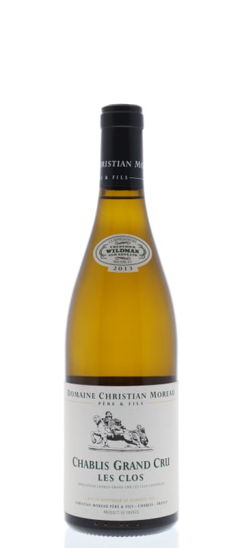 Christian Moreau Chablis Les Clos Grand Cru 2013 Front Bottle Shot