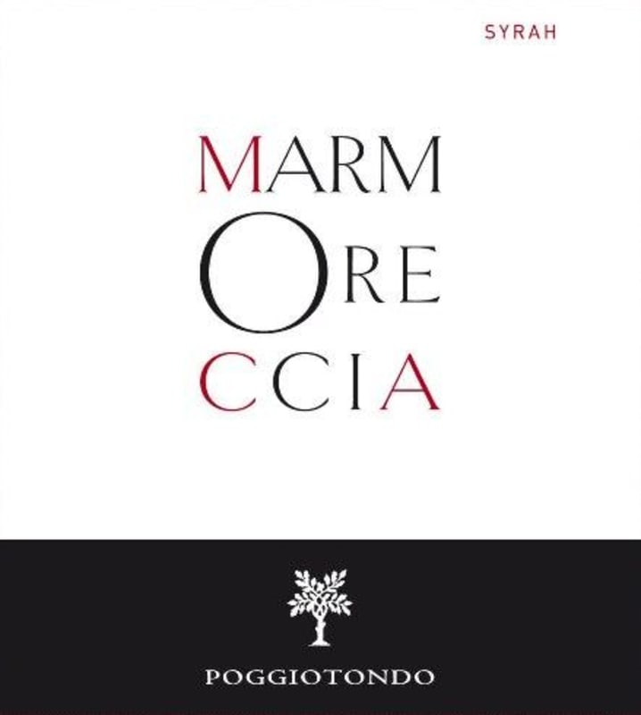 Poggiotondo Marmoreccia Syrah 2011 Front Label