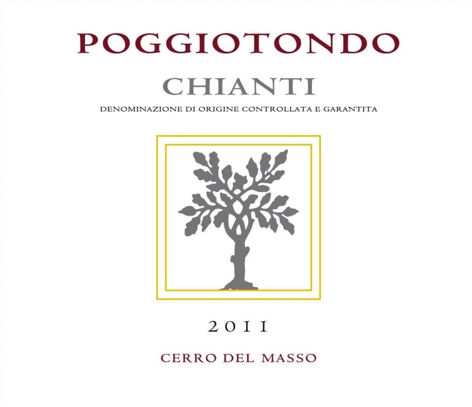Poggiotondo Cerro del Masso Chianti 2011 Front Label