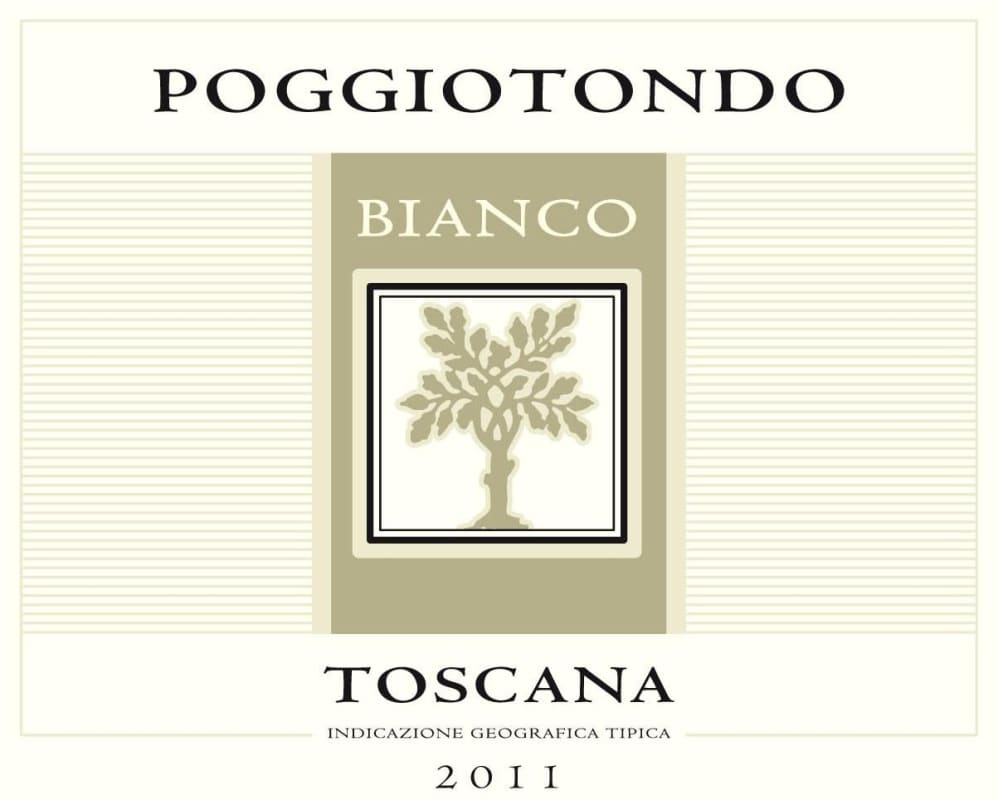 Poggiotondo Toscana Bianco 2011 Front Label