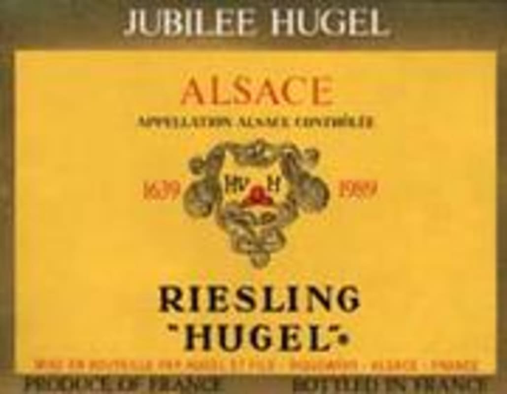 Hugel Jubilee Reserve Personelle Riesling 1996 Front Label