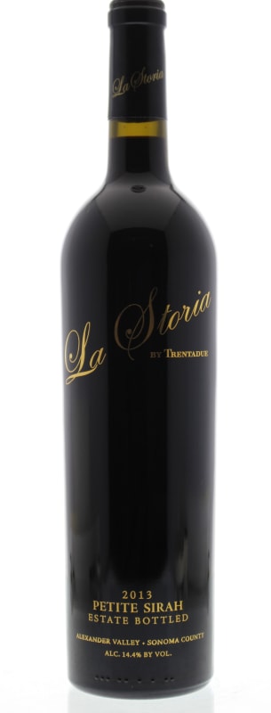 Trentadue La Storia Petite Sirah 2013 Front Bottle Shot