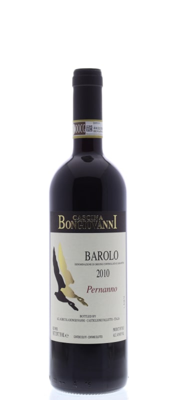 Bongiovanni Barolo Pernanno 2010 Front Bottle Shot