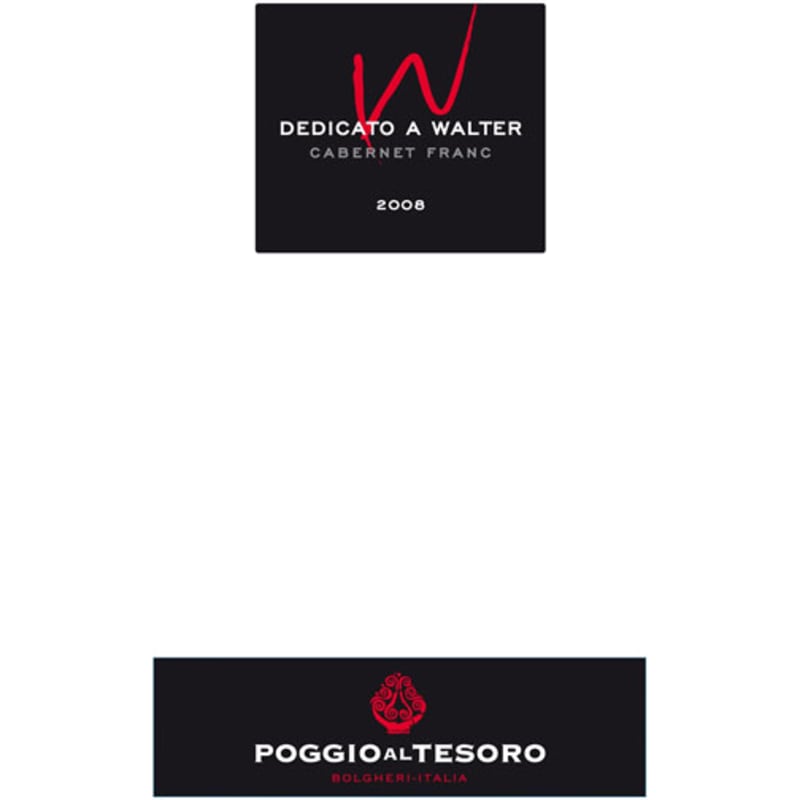 Allegrini Dedicato a Walter 2008 Front Label