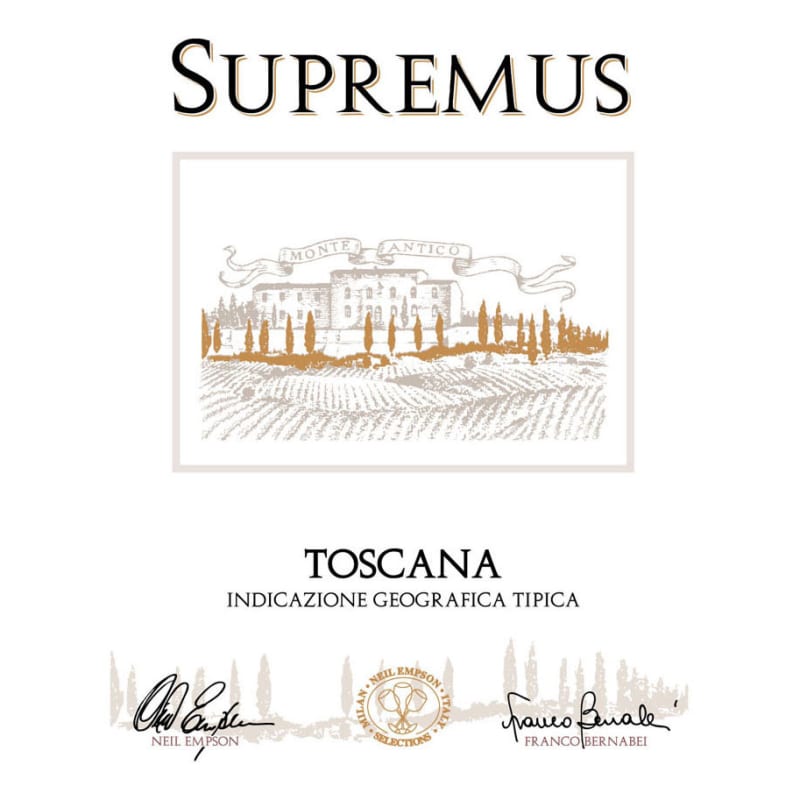 Supremus 2007 Front Label