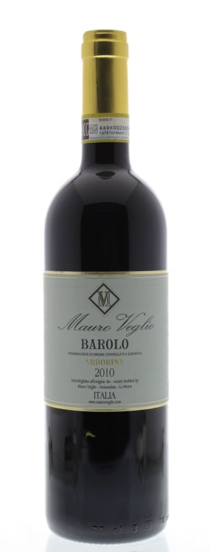 Mauro Veglio Barolo Arborina 2010 Front Bottle Shot