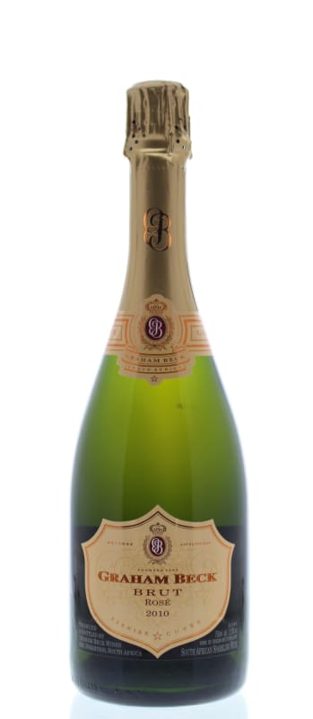 Graham Beck Methode Cap Classique Brut Rose 2010 Front Bottle Shot