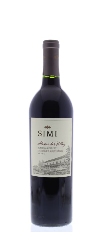 Simi Alexander Valley Cabernet Sauvignon 2013 Front Bottle Shot