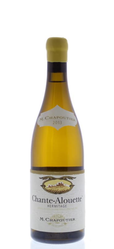 M. Chapoutier Hermitage Chante Alouette Blanc 2013 Front Bottle Shot