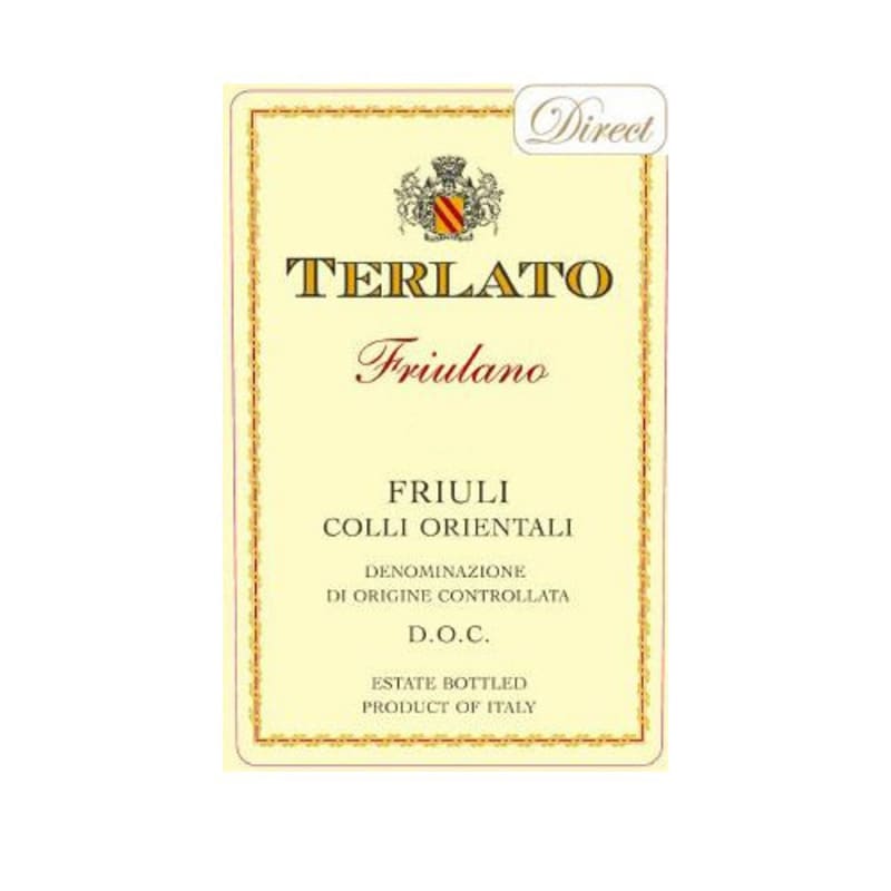 Terlato Family Vineyards Friuli Friulano 2013 Front Label