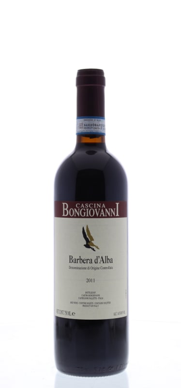 Bongiovanni Barbera d'Alba 2011 Front Bottle Shot