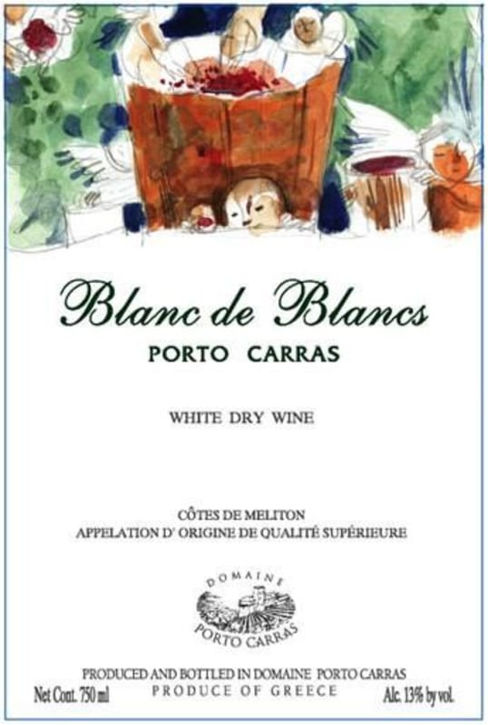 Domaine Porto Carras Blanc de Blancs 2015 Front Label