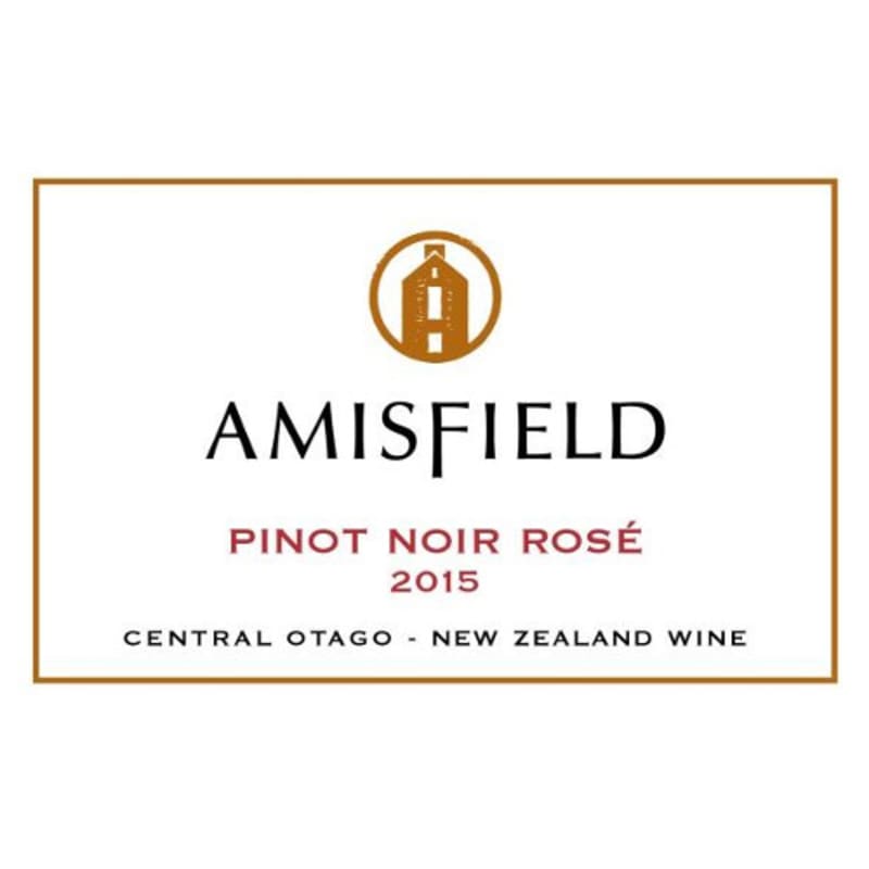 Amisfield Rose 2015 Front Label
