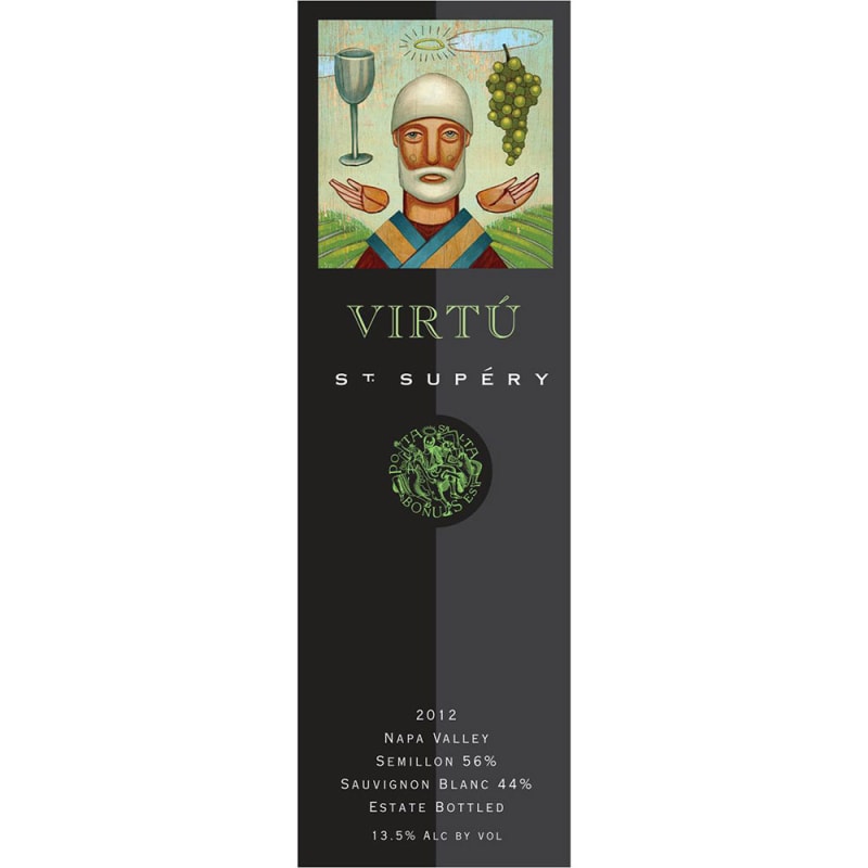 St. Supery Virtu 2012 Front Label