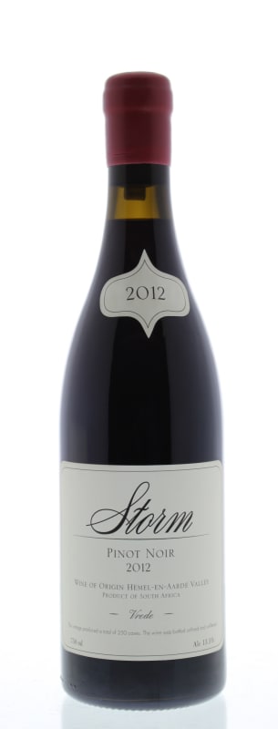 Storm Vrede Pinot Noir 2012 Front Bottle Shot