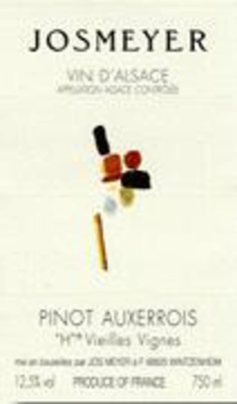 Josmeyer Pinot Auxerrois Vieilles Vignes 1997 Front Label
