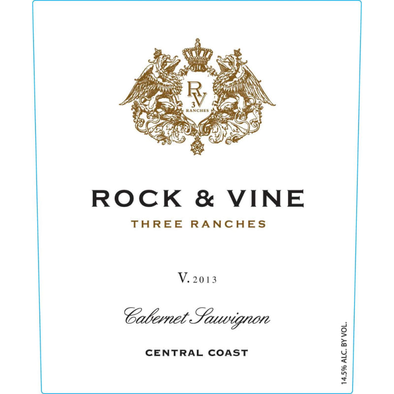 Rock & Vine Cabernet Sauvignon 2013 Front Label