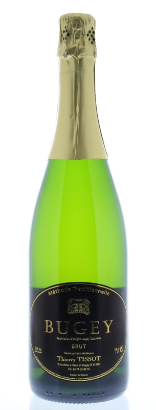 Domaine Thierry Tissot Bugey Brut Front Bottle Shot