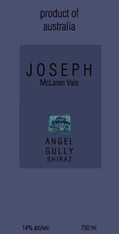 Primo Estate Joseph Angel Gully Shiraz 2010 Front Label