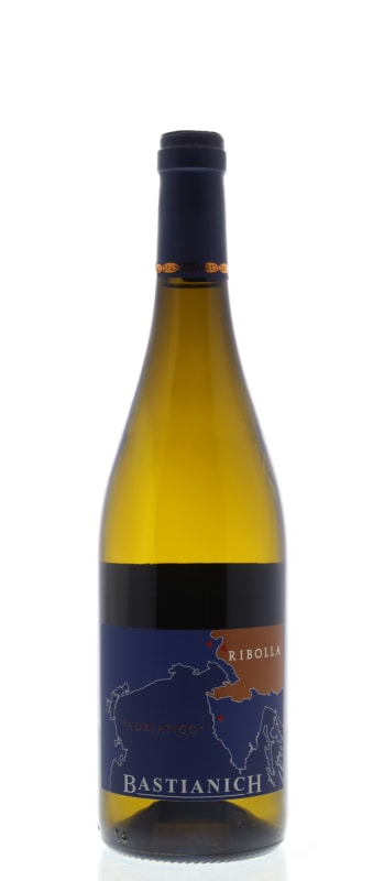 Bastianich Adriatico Ribolla 2013 Front Bottle Shot